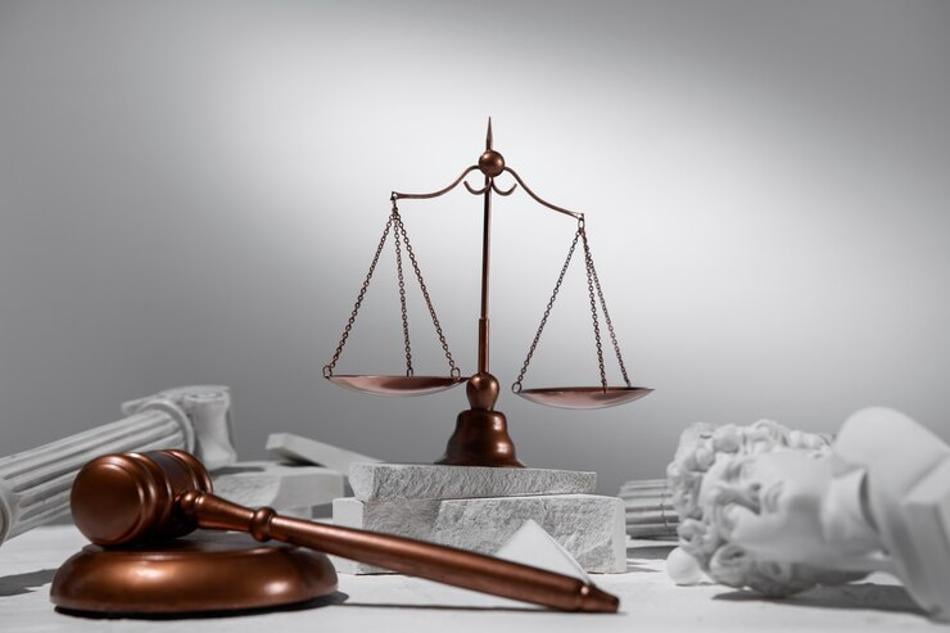 Judge's Gavel and Balance Scale