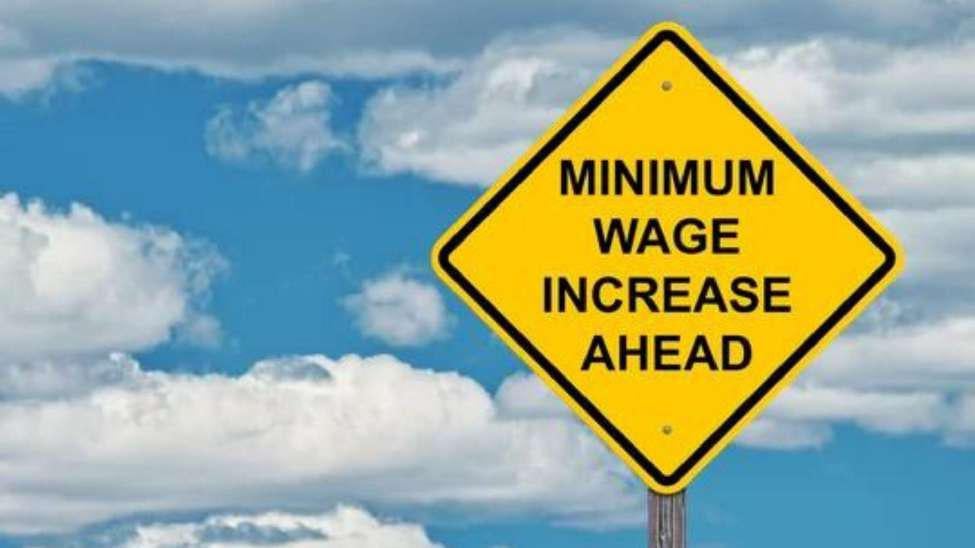 Minimum Wage Increase Ahead Sign