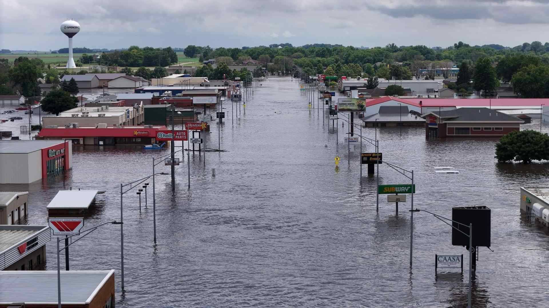 RecordBreaking Floods Ravage Northern Iowa, Causing Evacuations and